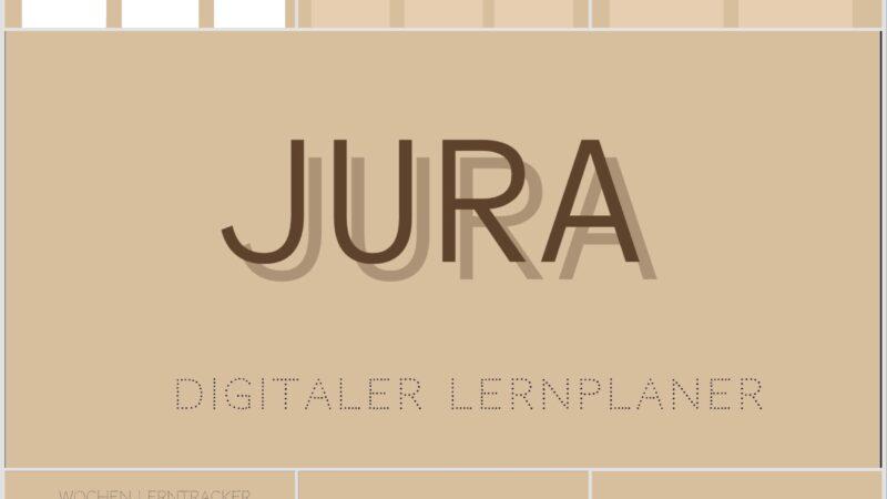 Jura Notizbuch